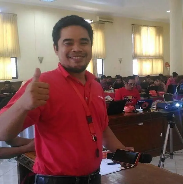 Dokumentasi fasilitator dalam kegiatan pelatihan lapangan